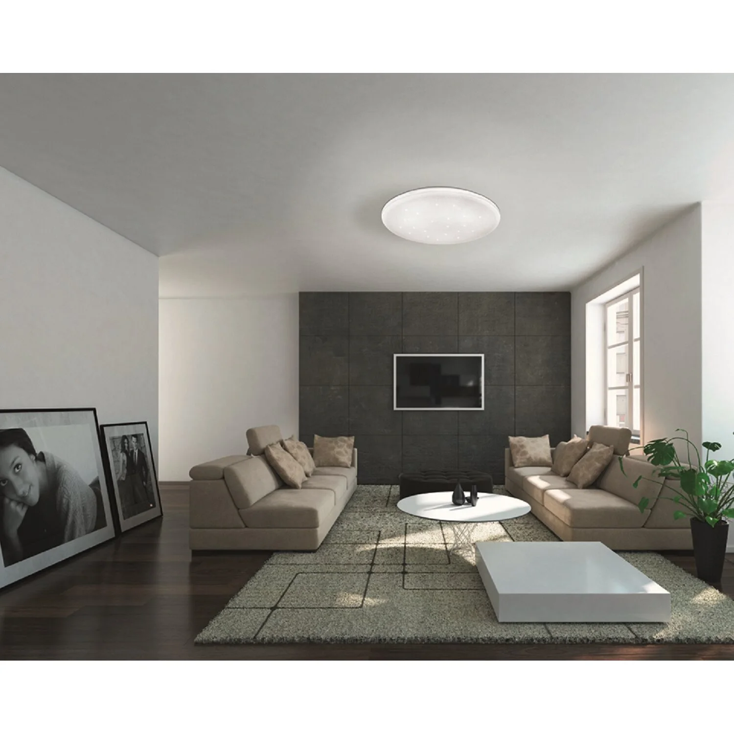 EGLO LED-Deckenleuchte Frania-S Weiss 2 EGLO LED-Deckenleuchte Frania-S Weiss – Bild 2