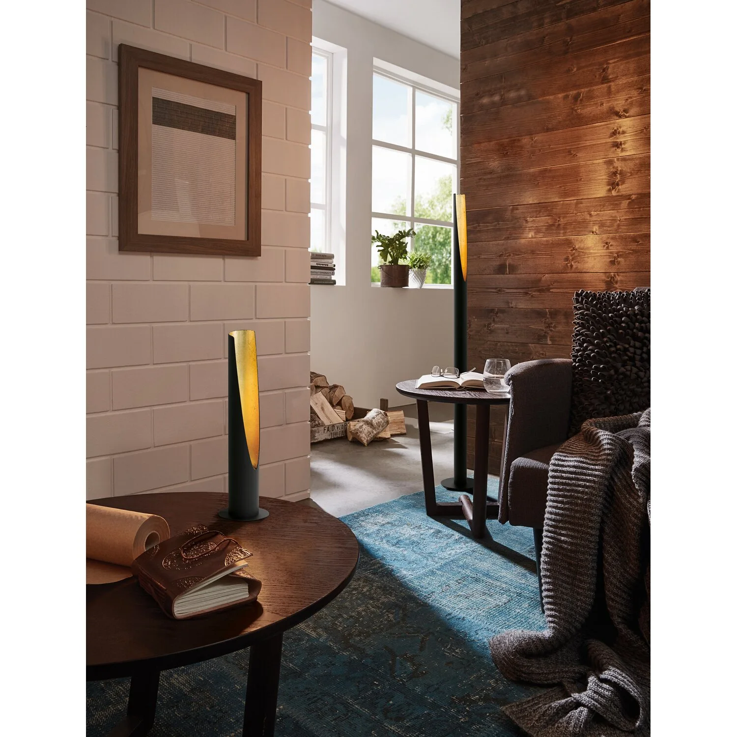 EGLO LED-Tischleuchte Barbotto Schwarz, Gold 2 EGLO LED-Tischleuchte Barbotto Schwarz, Gold – Bild 2