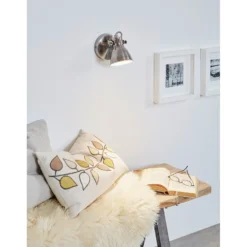 EGLO LED-1er-Spot Seras Nickel-Antik / Creme -Lampen & Leuchten affär 209492 2