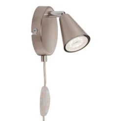 Brilo LED-Spot Nickel-Matt GU10 / 5 W