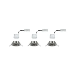 Paulmann LED-Einbauleuchte Base Coin Schwenkbar 3 X 5 W 51 Mm 10 Paulmann LED-Einbauleuchte Base Coin Schwenkbar 3 X 5 W 51 Mm -Lampen & Leuchten affär 212268 2
