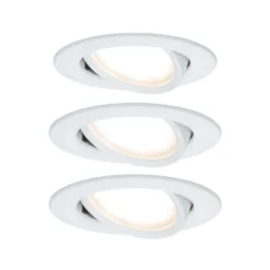 Paulmann LED-Einbauleuchte Set Nova Coin Schwenkbar 3 X 6,5 W