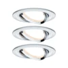 Paulmann LED-Einbauleuchte Set Nova Schwenkbar 3 X 6,5 W