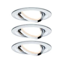 Paulmann LED-Einbauleuchte Set Nova Schwenkbar 3 X 6,5 W