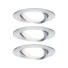 Paulmann LED-Einbauleuchte Set Nova Coin Schwenkbar 3 X 6,5 W