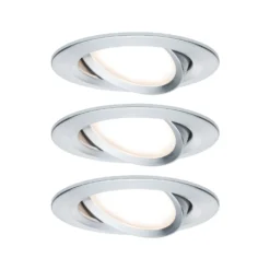 Paulmann LED-Einbauleuchte Set Nova Coin Schwenkbar 3 X 6,5 W