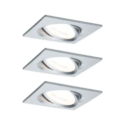 Paulmann LED-Einbauleuchte Set Nova Coin Schwenkbar 3 X 6,5 W
