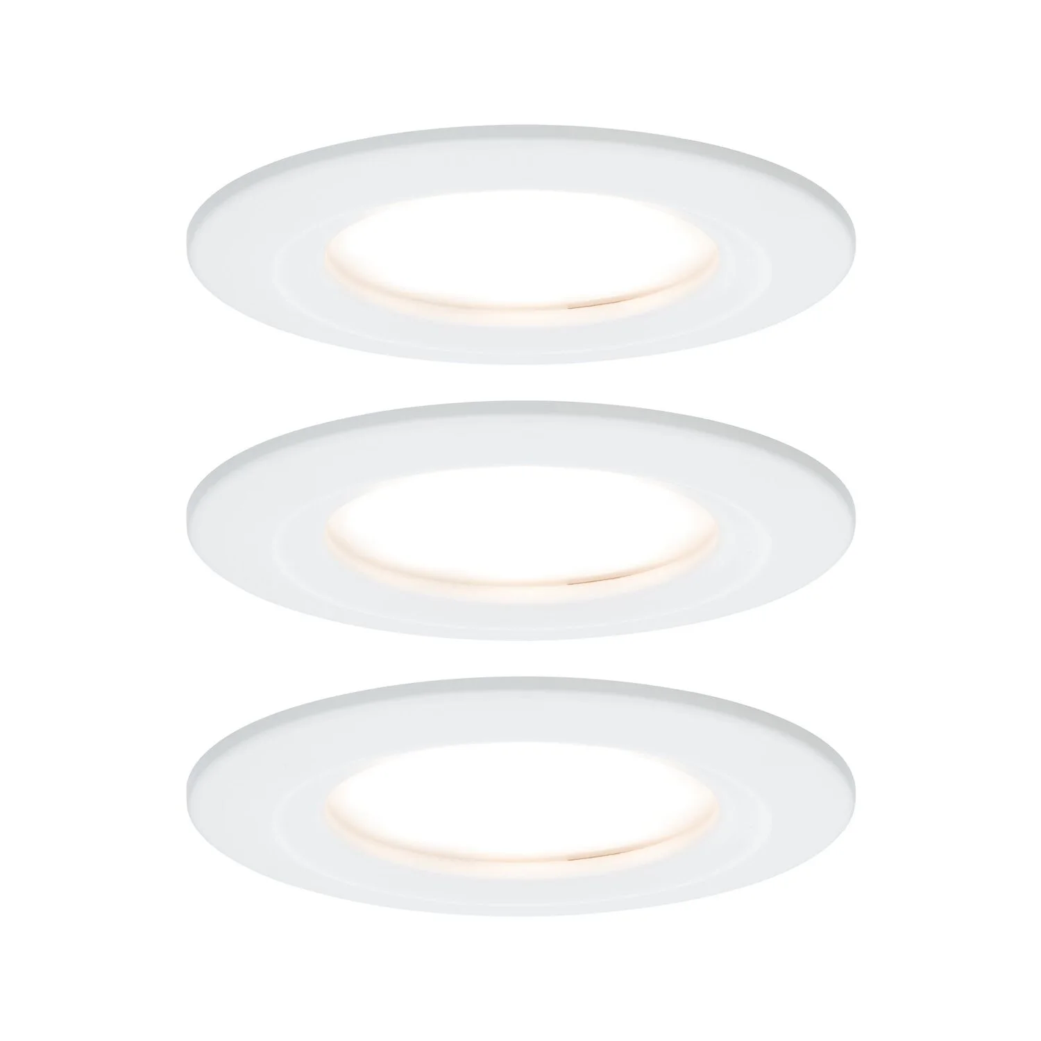 Paulmann LED-Einbauleuchte Set Nova Coin Starr 3 X 6,5 W / 2'700 K 1 Paulmann LED-Einbauleuchte Set Nova Coin Starr 3 X 6,5 W / 2'700 K