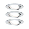 Paulmann LED-Einbauleuchte Set Nova Coin Schwenkbar 3 X 6,5 W / 2'700 K