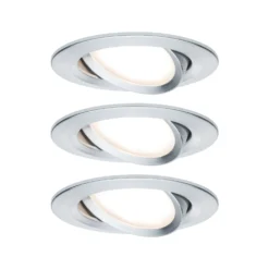 Paulmann LED-Einbauleuchte Set Nova Coin Schwenkbar 3 X 6,5 W / 2'700 K