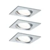 Paulmann LED-Einbauleuchte Set Nova Coin Schwenkbar 3 X 6,5 W / 2'700 K