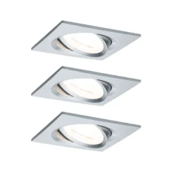Paulmann LED-Einbauleuchte Set Nova Coin Schwenkbar 3 X 6,5 W / 2'700 K