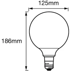 Ledvance Smart+ Bluetooth LED-Leuchtmittel Globe Filament E27 Dimmbar Warmweiss -Lampen & Leuchten affär 215562 12