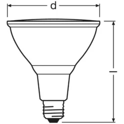 Osram LED-Leuchtmittel Reflektor PAR38 E27 Warmweiss 120 W / 1'035 Lm -Lampen & Leuchten affär 215792 4