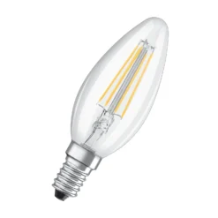 Osram LED-Leuchtmittel Base Kerzenform Filament E14 Kaltweiss 40W 470lm 3er-Pack