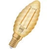 Osram LED-Leuchtmittel 1906 Kerzenform Filament E14 Gold Warmweiss 22 W / 220 Lm