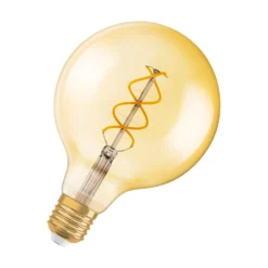Osram LED-Leuchtmittel 1906 Globeform Filament E27 Gold Warmweiss 28 W / 250 Lm