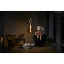 Osram LED-Leuchtmittel 1906 Big Glühlampenform Filament E27 Gold Warmweiss 28 W -Lampen & Leuchten affär 215995 2