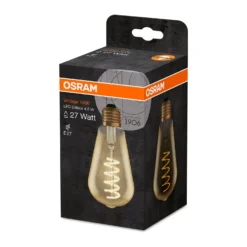 Osram LED-Leuchtmittel 1906 Edisonform Filament E27 Gold Warmweiss 28 W / 250 Lm 9 Osram LED-Leuchtmittel 1906 Edisonform Filament E27 Gold Warmweiss 28 W / 250 Lm -Lampen & Leuchten affär 215996 2