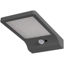Ledvance LED-Solarleuchte DoorLED Solar Silver Kaltweiss Bewegungssensor Tag-Nac