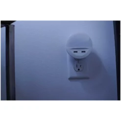 Ledvance LED-Steckdosenlicht Nachtlicht Lunetta USB Warmweiss Handyablage Tag-Na -Lampen & Leuchten affär 216005 11