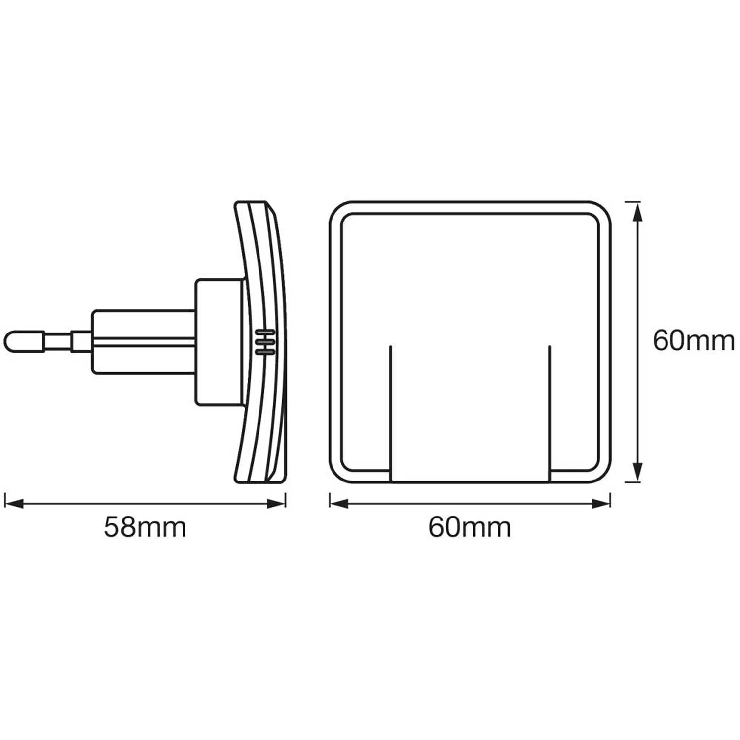 Ledvance LED-Steckdosenlicht Nachtlicht Lunetta Slim Warmweiss Tag-Nacht-Sensor 10 Ledvance LED-Steckdosenlicht Nachtlicht Lunetta Slim Warmweiss Tag-Nacht-Sensor – Bild 10