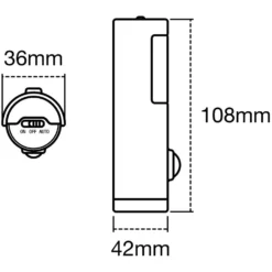 Ledvance LED-Nachtlicht Nightlux Torch White Kaltweiss Bewegungssensor Tag-Nacht 11 Ledvance LED-Nachtlicht Nightlux Torch White Kaltweiss Bewegungssensor Tag-Nacht -Lampen & Leuchten affär 216009 4
