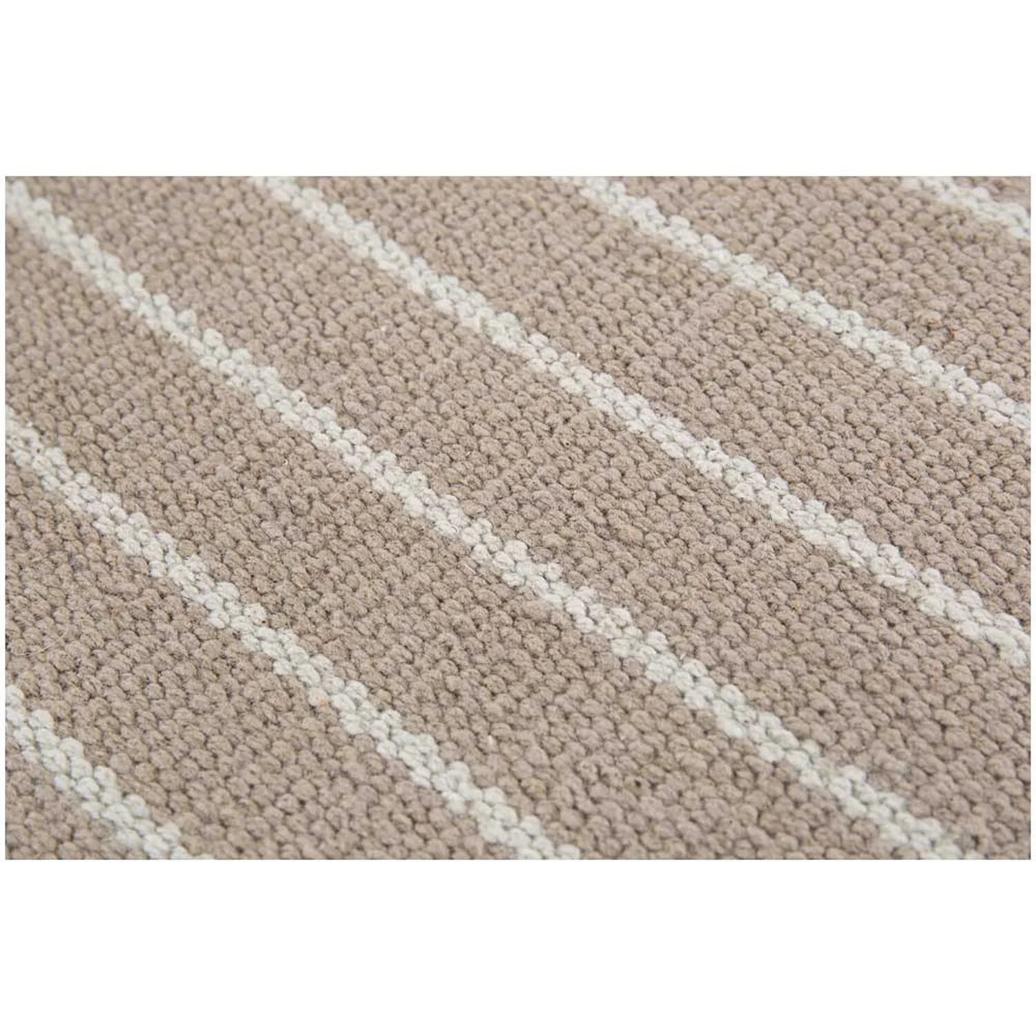 Teppich Missouri Gestreift Grau-Creme 60 X 120 Cm 2 Teppich Missouri Gestreift Grau-Creme 60 X 120 Cm – Bild 2