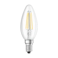 Osram LED-Leuchtmittel Base Kerzenform Filament E14 Warmweiss 40 W / 470 Lm / 2e