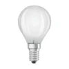 Osram LED-Leuchtmittel Base Tropfenform Filament Matt E14 Warmweiss 40 W / 470 L