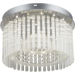 Globo LED-Deckenleuchte Joyce Chrom Ø 37 Cm / Höhe 23 Cm