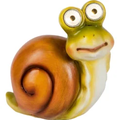 LED-Solarleuchte Schnecke