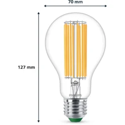 Philips LED-Leuchtmittel Standard Klar Warmweiss E27 / 75 W / 3'000 K / 1'095 Lm -Lampen & Leuchten affär 238925 4