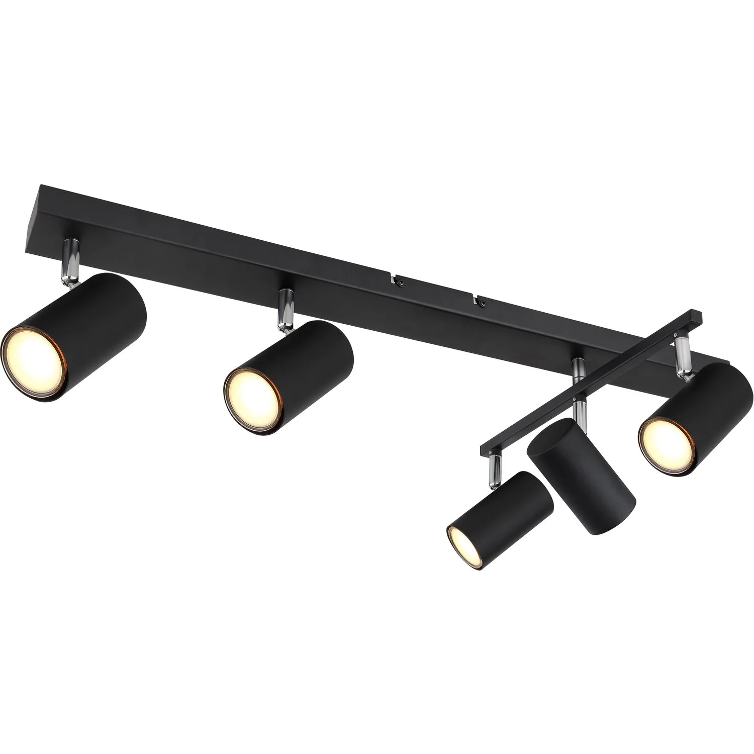 Globo Strahler Metall Schwarz Matt 5 X GU10 6 Globo Strahler Metall Schwarz Matt 5 X GU10 – Bild 6