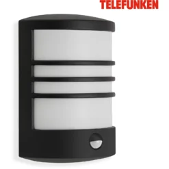 Telefunken LED-Aussenleuchte Toledo Mit Sensor Schwarz 12 W -Lampen & Leuchten affär 248516 6