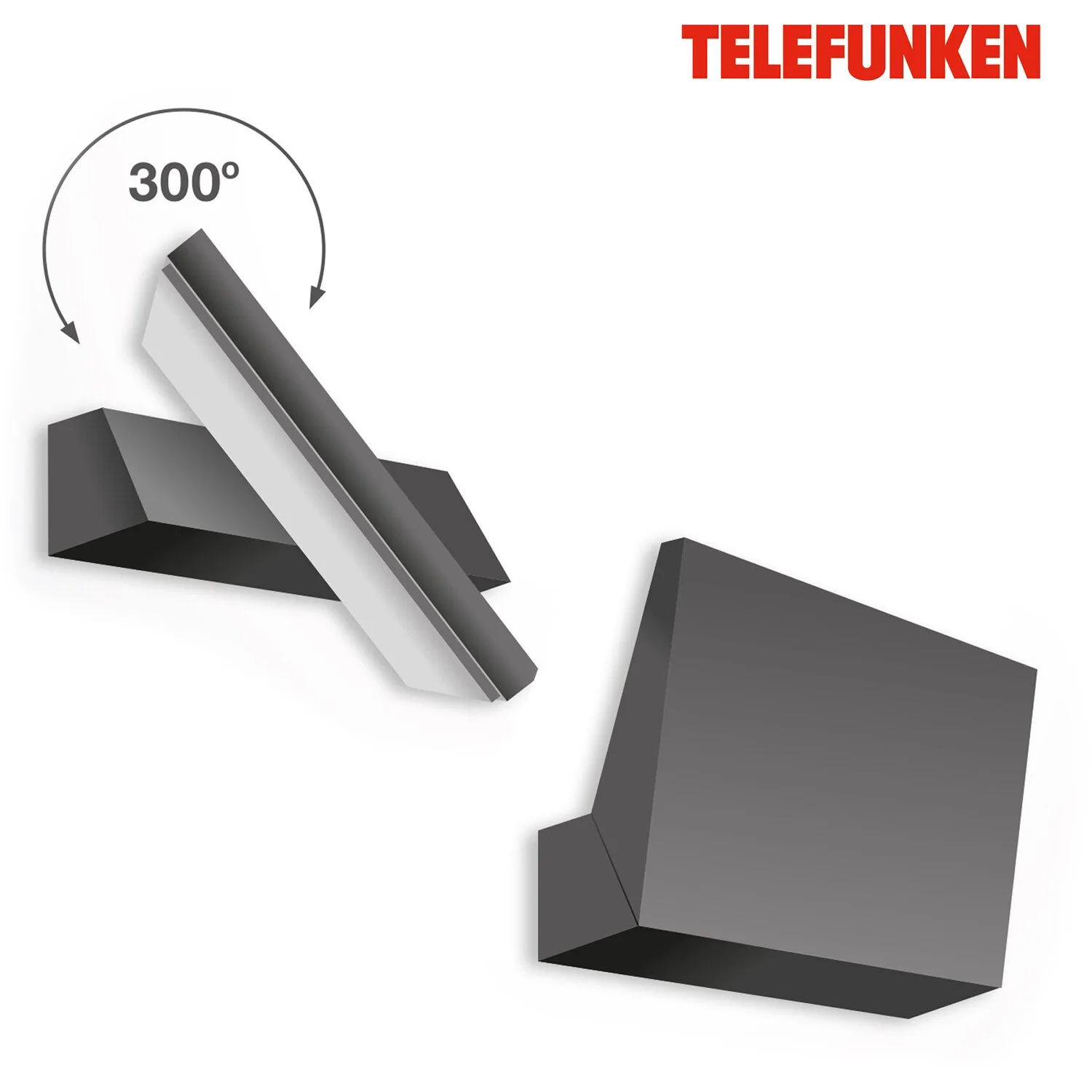 Telefunken LED-Aussenleuchte Bergen Schwarz 10 W 5 Telefunken LED-Aussenleuchte Bergen Schwarz 10 W – Bild 5