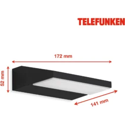 Telefunken LED-Aussenleuchte Bergen Schwarz 10 W 12 Telefunken LED-Aussenleuchte Bergen Schwarz 10 W -Lampen & Leuchten affär 248545 5