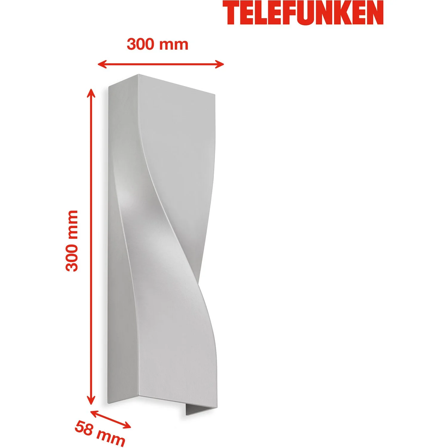 Telefunken LED-Aussenleuchte Brügge Silber 5,5 W 6 Telefunken LED-Aussenleuchte Brügge Silber 5,5 W – Bild 6