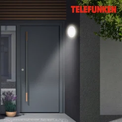 Telefunken LED-Aussenleuchte Nizza Mit Sensor Weiss 15 W -Lampen & Leuchten affär 248556 3