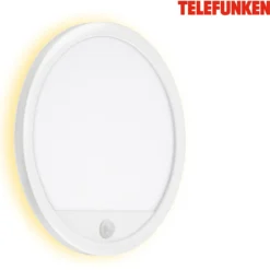 Telefunken LED-Aussenleuchte Nizza Mit Sensor Weiss 15 W -Lampen & Leuchten affär 248556 8