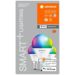 Ledvance Smart+ Wifi LED-Leuchtmittel Tropfenform E14 RGBW 40W 470lm Dimmbar 3er 13 Ledvance Smart+ Wifi LED-Leuchtmittel Tropfenform E14 RGBW 40W 470lm Dimmbar 3er -Lampen & Leuchten affär 252125 5