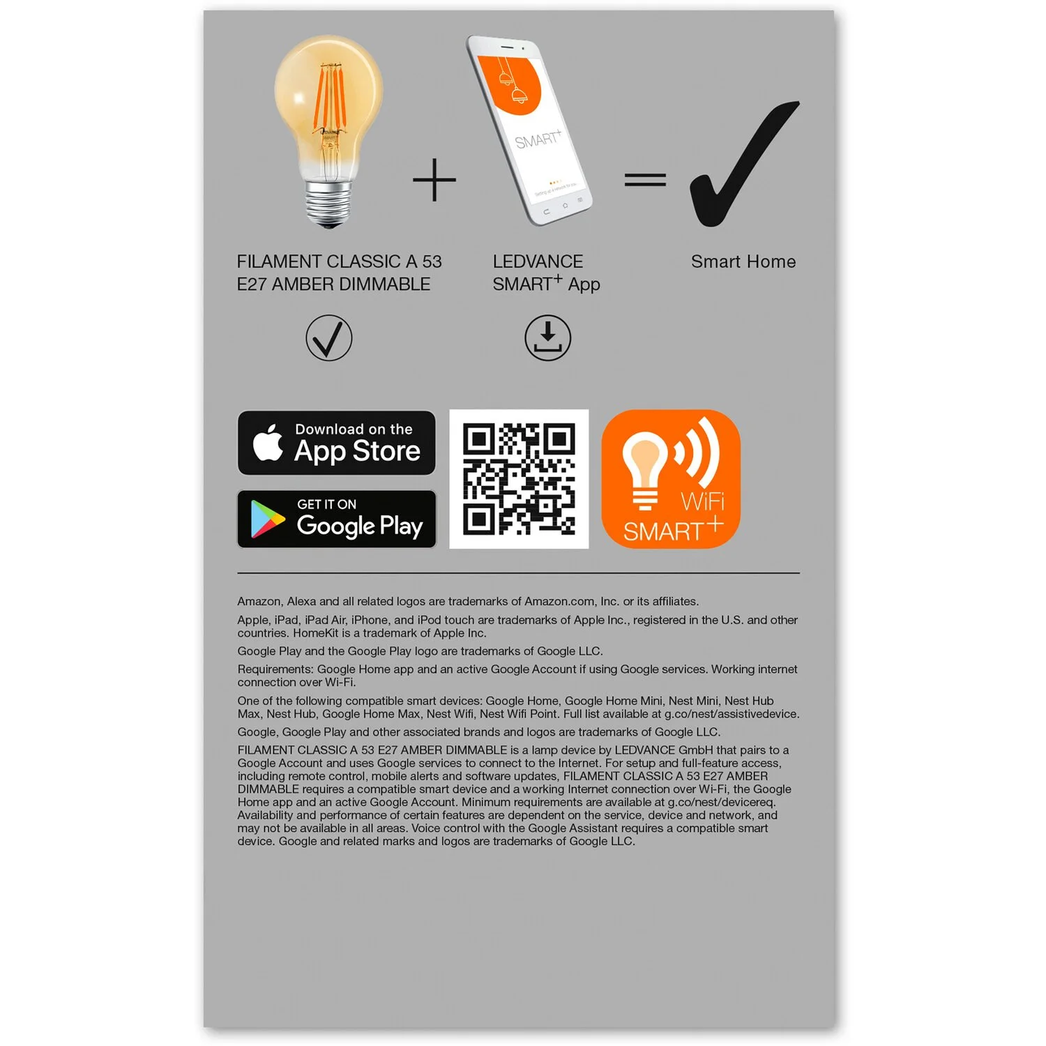 Ledvance Smart+ LED-Leuchtmittel Filament Glühlampenform Gold Ø 6 Cm 6 Ledvance Smart+ LED-Leuchtmittel Filament Glühlampenform Gold Ø 6 Cm – Bild 6