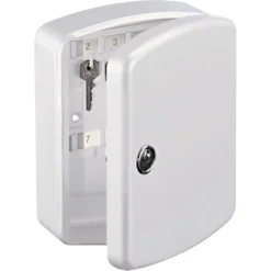 Burg Wächter Burg-Wächter Schlüsselbox Key Box Mit 15 Haken Weiss
