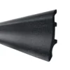Praktikus System 13 Fussleiste Schwarz 50 Mm X 22 Mm Länge 2'500 Mm