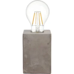 Eglo Tischleuchte Prestwick E27 Betonoptik