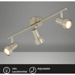 Briloner LED Deckenleuchte Matt-nickel 3 X LED / GU10 / 3 W -Lampen & Leuchten affär 355777 1