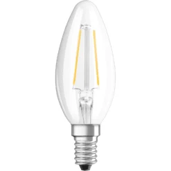 Osram LED-Leuchtmittel Base Kerzenform Filament E14 Warmweiss 40 W / 470 Lm 3er- -Lampen & Leuchten affär 355841 1