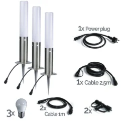 Easy Connect Set Mit 3 Wegleuchten LED 5 W