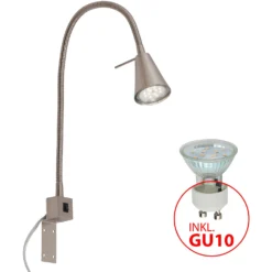 Brilo LED-Bettleuchte Matt-NickelGU10 / 4 W -Lampen & Leuchten affär 392013 8