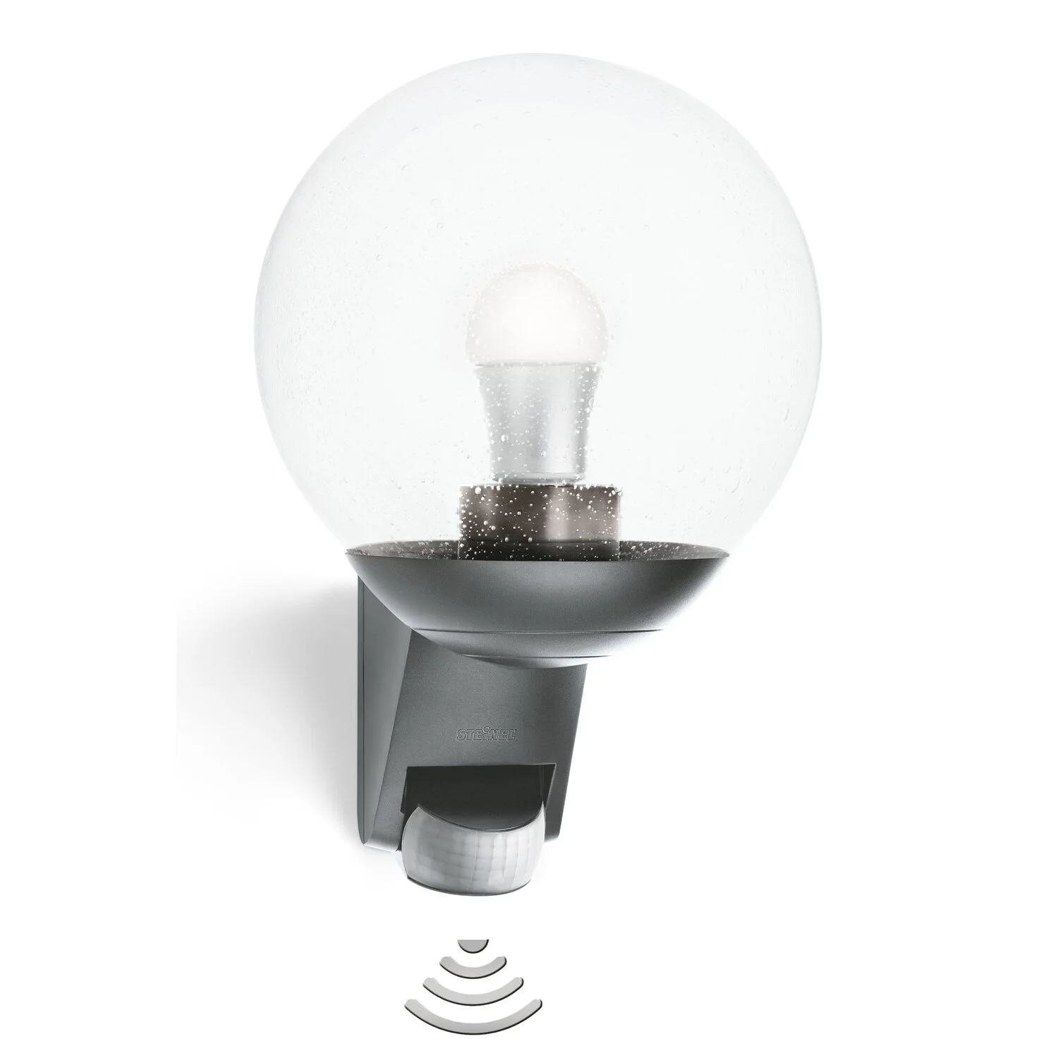 STEINEL Aussenwandleuchte L 585 Mit Bewegungsmelder Anthrazit 2 STEINEL Aussenwandleuchte L 585 Mit Bewegungsmelder Anthrazit – Bild 2